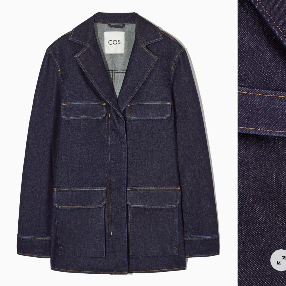 COS Utility Denim Jacket size 8